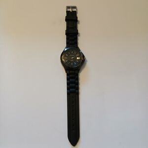 Women's Black Quartz Minimalist Casual Unique Dial Fashion Wrist Watch